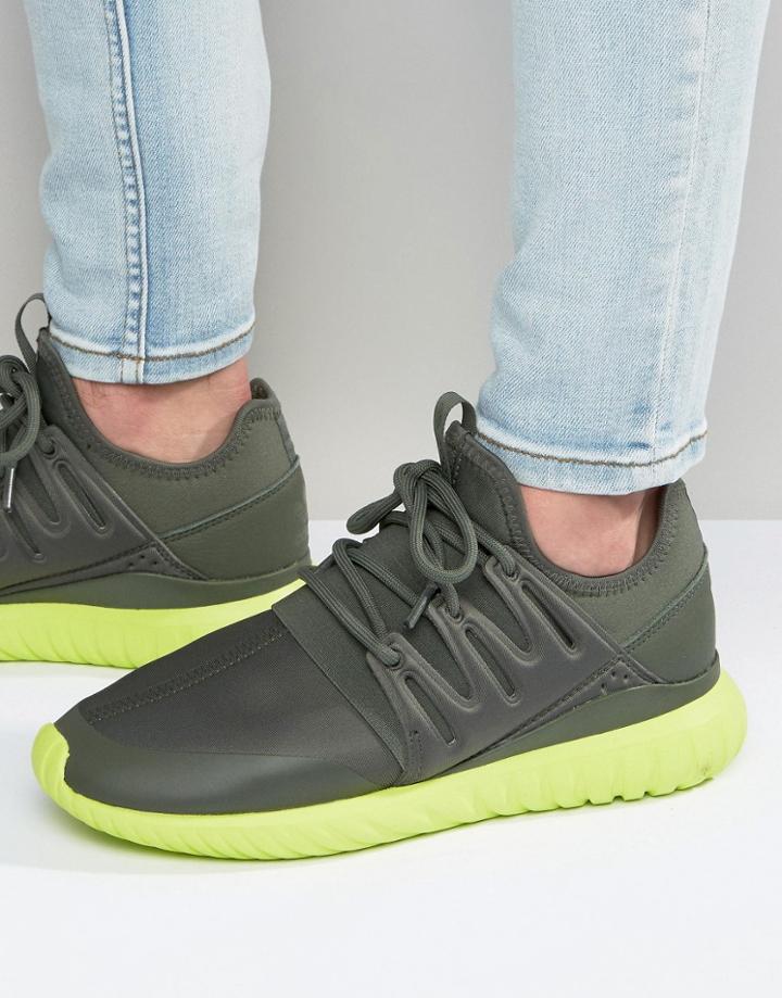 Adidas Originals Tubular Radial Sneakers - Green