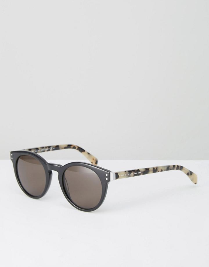 Marc By Marc Jacobs Round Sunglasses - Black