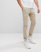 Lyle & Scott Skinny Chino In Stone - Stone