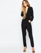 Jen's Pirate Booty Chicory Jumpsuit In Silk - Black