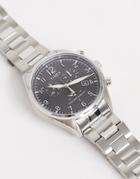 Timex Waterbury Chronograph Bracelet Watch In Silver 42mm