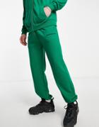 Mennace Essentials Sweatpants In Forest Green