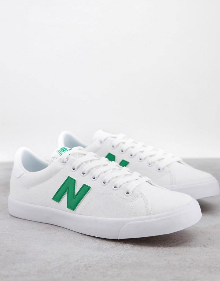 New Balance 210 Sneakers In White/green