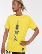 Nike Running X Cody Hudson T-shirt In Yellow