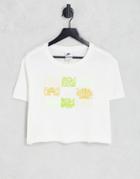 Nike Spring Break Essential Cropped T-shirt In Off White