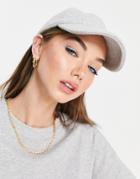& Other Stories Wool Cap In Gray Melange-grey