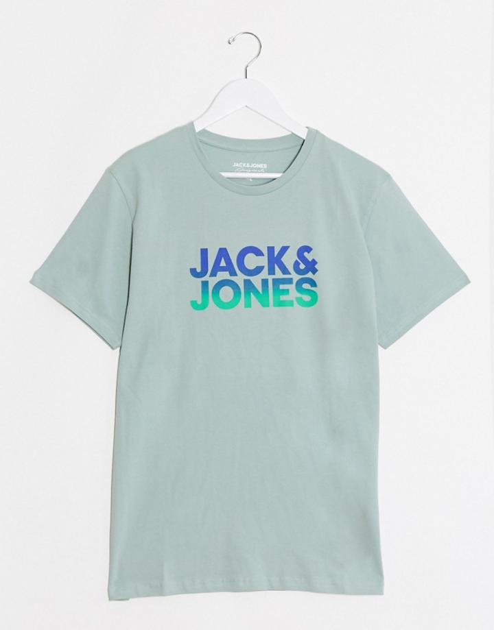 Jack & Jones Gradient Print T-shirt-green