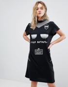 Cheap Monday Off Sport Logo Dress - Black