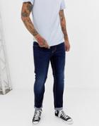 New Look Slim Jeans In Dark Blue Wash - Navy