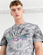 Mossimo Peace Tee In Tie Dye