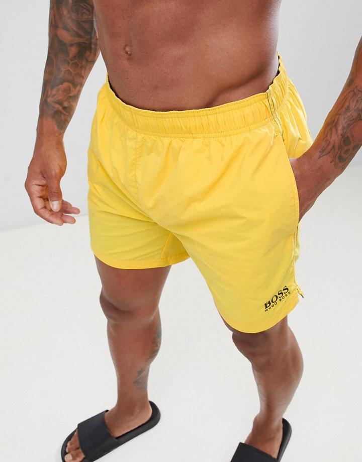 Boss Perch Swim Shorts - Yellow