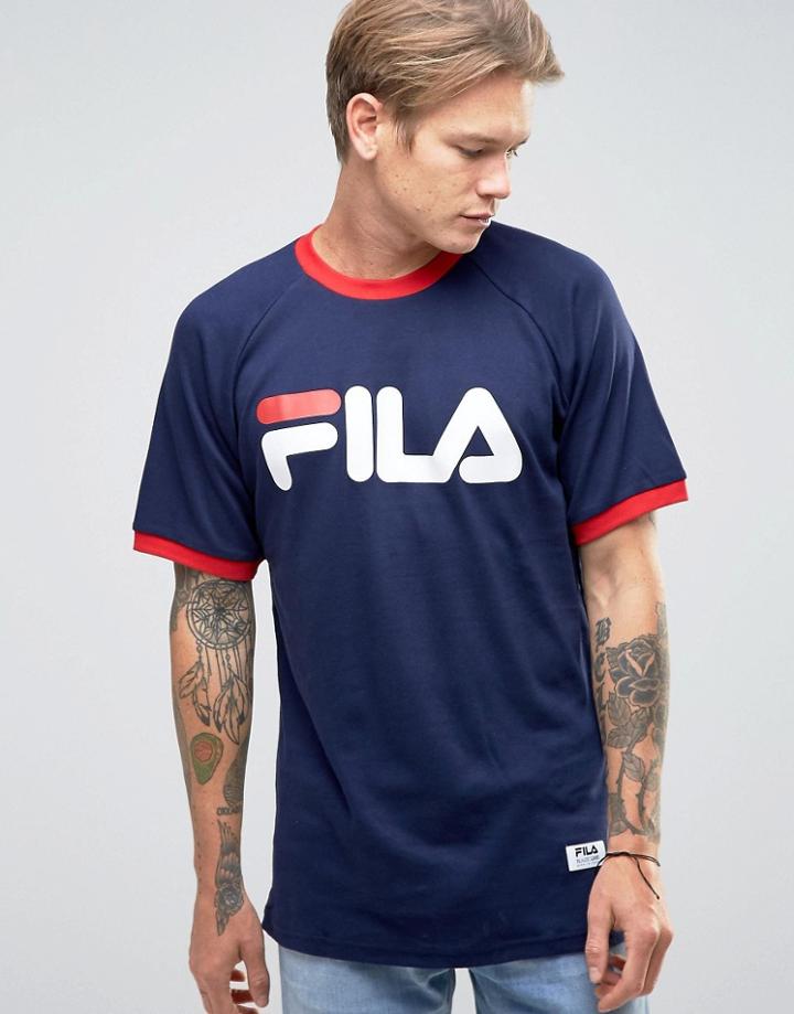 Fila Raglan Teee - Navy