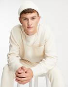 Topman Oversized Cargo Pocket Sweatshirt In Ecru - Part Of A Set-neutral