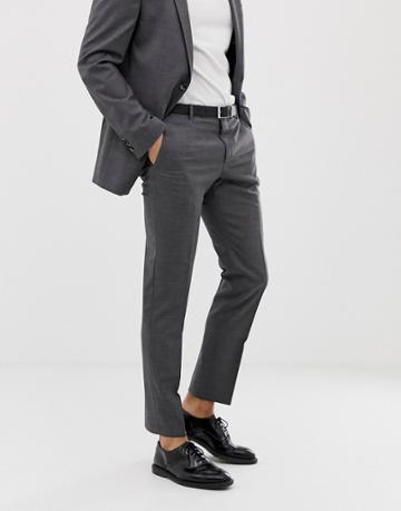 Tommy Hilfiger Slim Fit Suit Pants - Gray