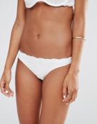 Heidi Klum White Crochet Bikini Bottom - White