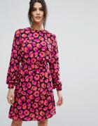 Warehouse Poppy Print Dress - Multi