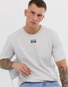 Adidas Originals Vocal T-shirt With Central Logo In Gray