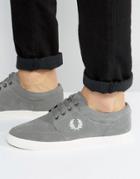 Fred Perry Stratford Suede Sneakers - Gray
