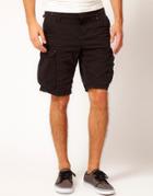 Ringspun Cargo Shorts Nimrod - Black