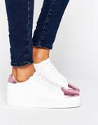 Asos Definitely Lace Up Trainers - Multi