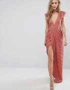 The Jetset Diaries Getaway Maxi Dress - Pink