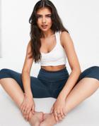 Free People Movement Pleats And Thank You Cami Top With Ruched Front Set-white