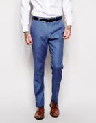 Asos Skinny Fit Suit Pants In Blue - Blue