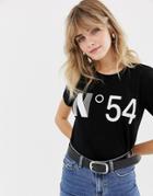 Only Slogan T-shirt - Black
