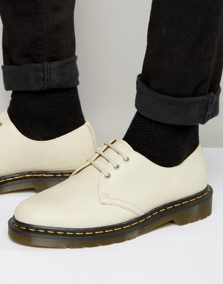 Dr Martens 1461 3 Eye Shoes - Cream