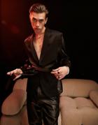 Asos Design Slim Smoking Jacket In Black High Shine