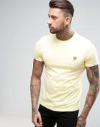 Lyle & Scott Eagle Logo T-shirt Regular Fit In Yellow - Yellow