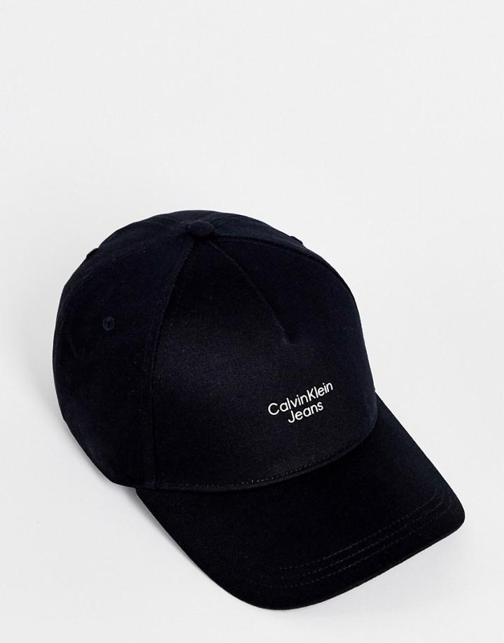 Calvin Klein Jeans Dynamic Cap In Black