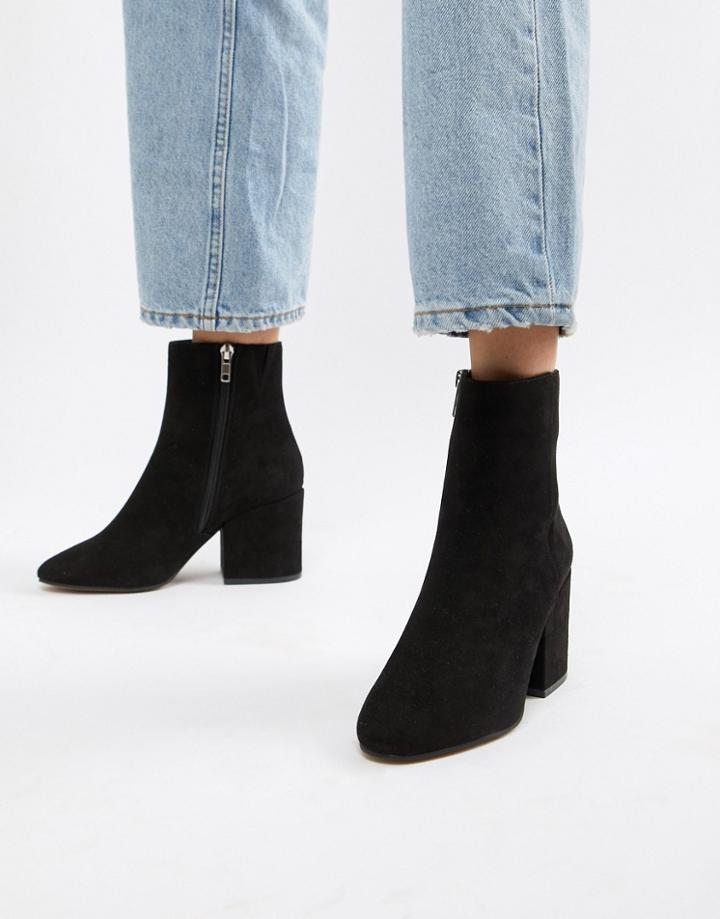 Asos Design Eve Ankle Boots - Black