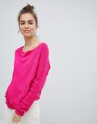 Blend She Shana Lightweight Knit Sweater - Pink