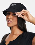Asos Design Canvas Bucket Hat With Hot-fix Embellishment In Black