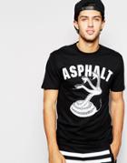 Asphalt Yacht Club Snakebite Logo T-shirt - Black