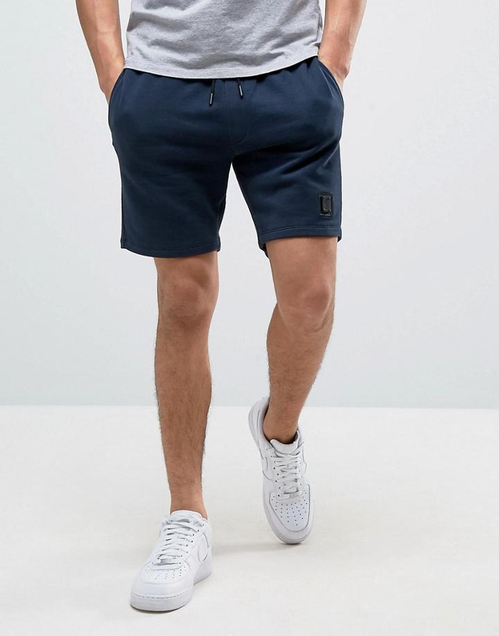 Religion Short In Jersey - Navy