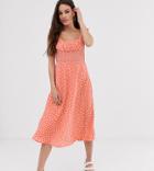 Cleobella Exclusive Melody Midi Dress With Cinched Waist - Pink
