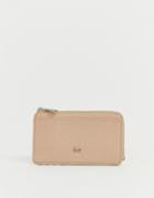 Ted Baker Lotta Bow Card Holder In Taupe-brown