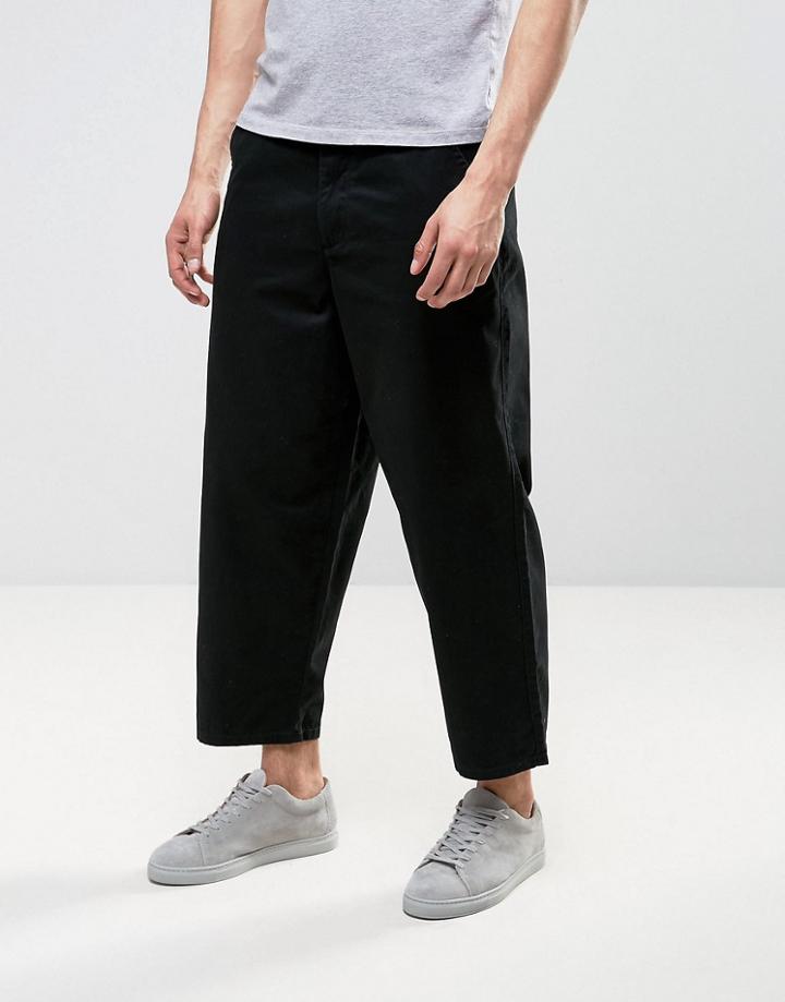 Dr Denim Melvin Chino In Black - Black
