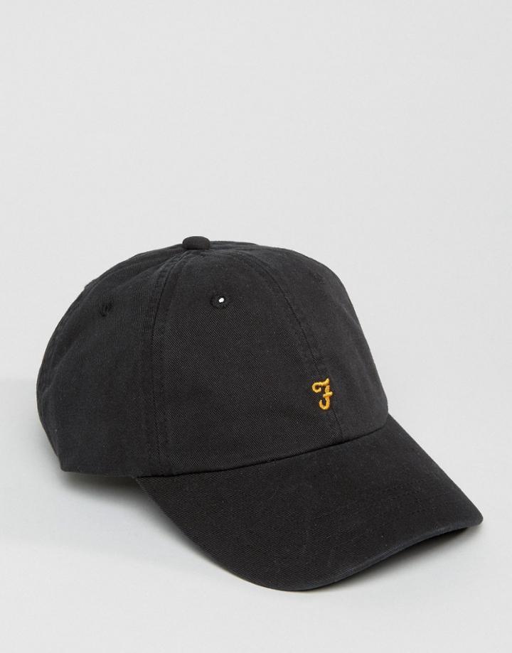 Farah Baseball Cap Black - Black