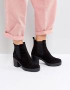Office Alesha Heeled Boots - Black