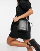 Claudia Canova Drawstring Crossbody Pouch Bag In Black