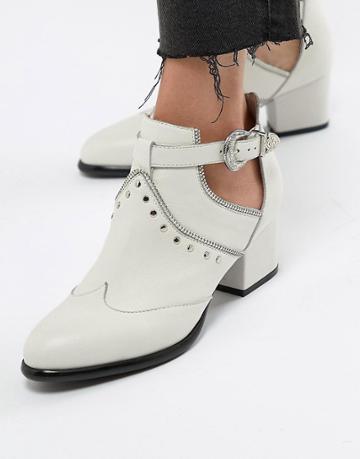 Sofie Schnoor Western Studded White Boots - White