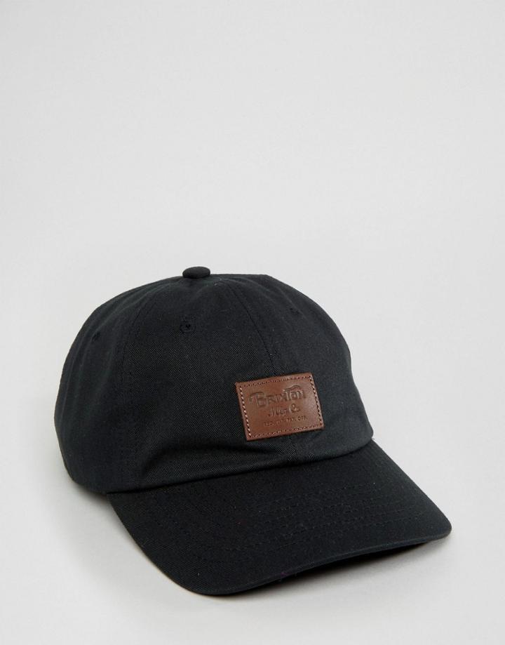 Brixton Grade Cap With Adjustable Strap - Black