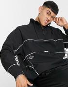 Topman Piped Track Top In Black