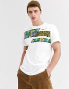 Nike Training Dry T-shirt In White With Tribal Print