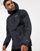 Columbia Pouring Adventure Jacket In Black
