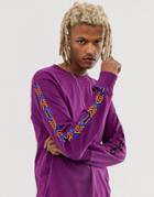 The North Face 92 Rage Long Sleeve T-shirt In Purple - Purple