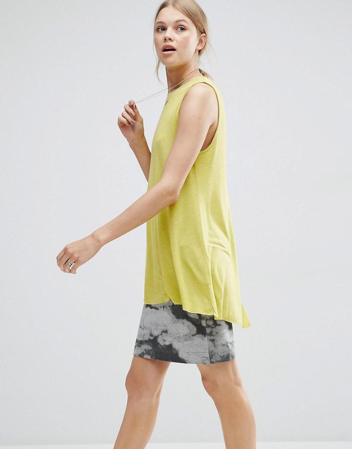 Cheap Monday Spin Tank - Yellow Greenish